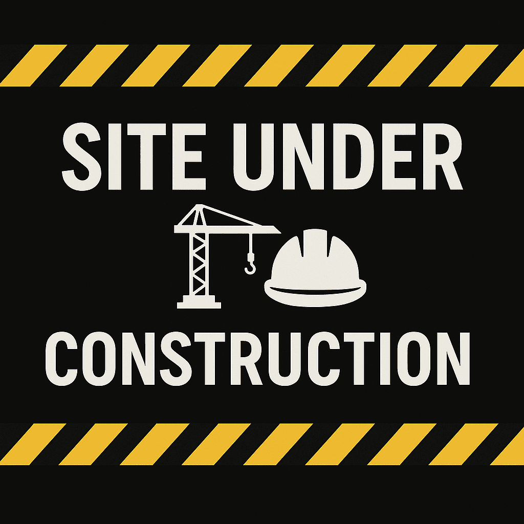 site em construção